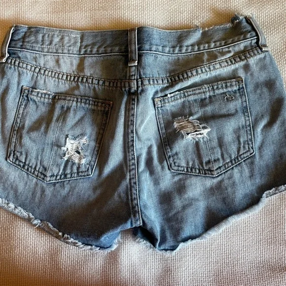 Rag & Bone Gunner distressed jeans shorts - Picture 3 of 7